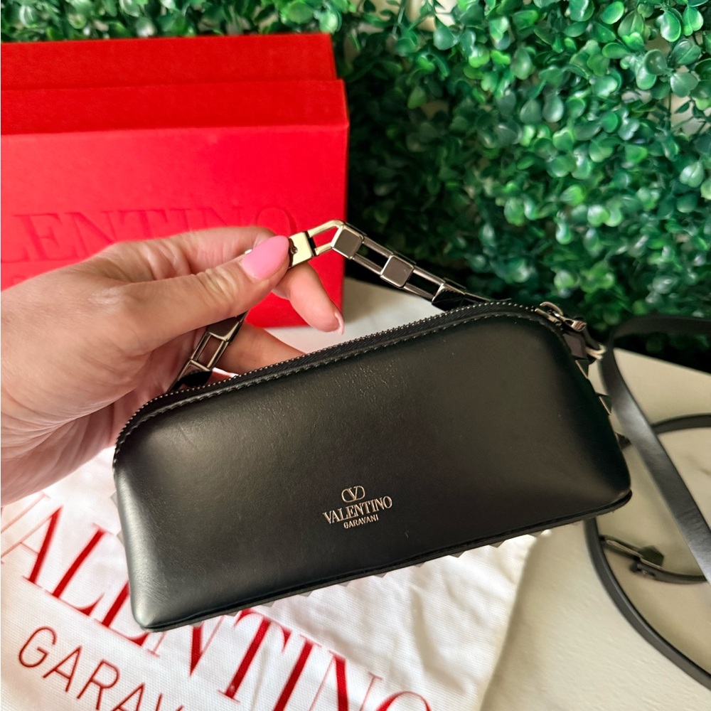 Valentino Garavani Black Studded Women's Mini Bag MSRP $1,790 NWT - Picture 11 of 16